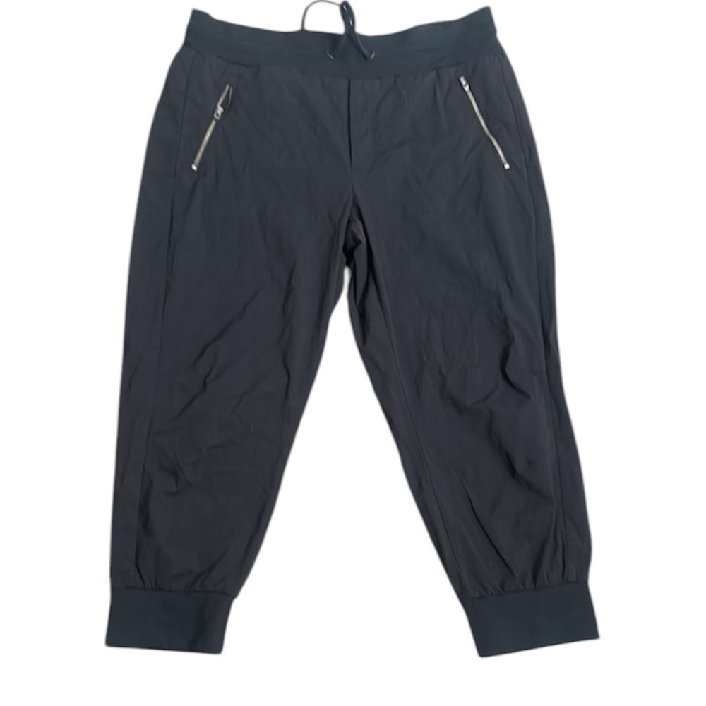 Athleta Trekkie north Black Jogger Pant size 14 active wear athletic